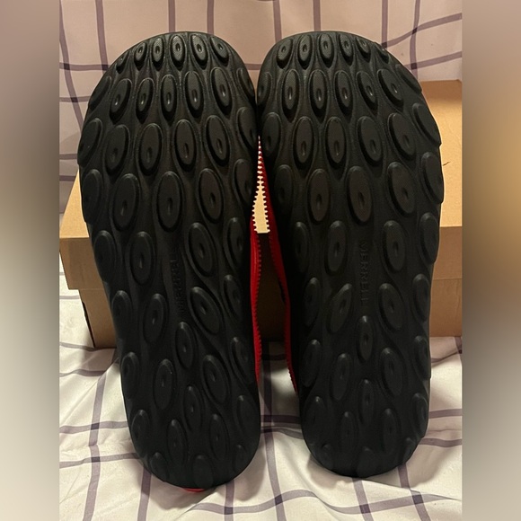 Merrell Men's Black and Red Hut Moc 2 Packable shoes size 12 new in box - Picture 7 of 10